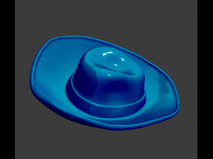 cowboy hat 3Dプリントモデル