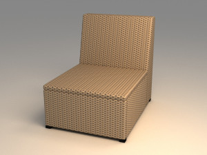 ikea solleron one seat section 3D Model