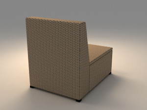 ikea solleron one seat section Modèle 3D