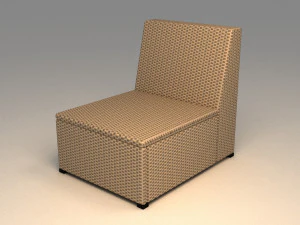 ikea solleron one seat section 3D Model