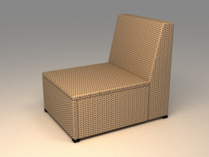 ikea solleron one seat section Modèle 3D