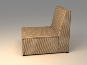 ikea solleron one seat section Modèle 3D