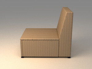 ikea solleron one seat section Modèle 3D