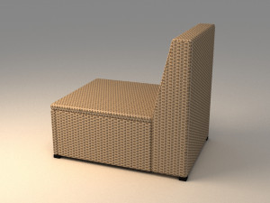 ikea solleron one seat section Modèle 3D