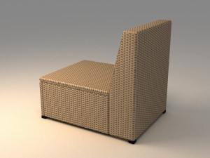 ikea solleron one seat section Modèle 3D
