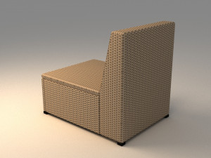 ikea solleron one seat section Modèle 3D