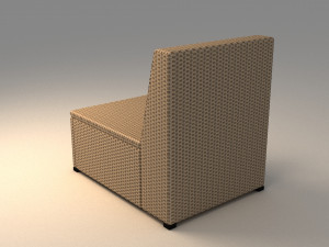ikea solleron one seat section Modèle 3D