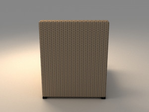 ikea solleron one seat section Modèle 3D