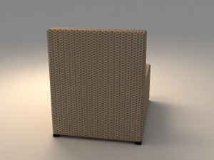 ikea solleron one seat section Modèle 3D
