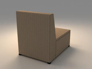 ikea solleron one seat section Modèle 3D