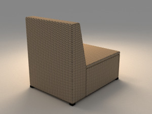 ikea solleron one seat section Modèle 3D