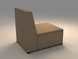 ikea solleron one seat section 3D Model
