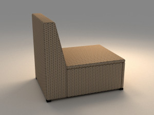 ikea solleron one seat section Modèle 3D