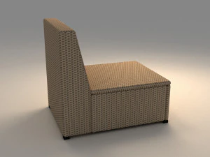 ikea solleron one seat section 3D Model