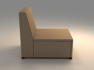 ikea solleron one seat section Modèle 3D