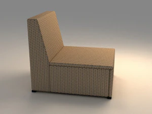 ikea solleron one seat section 3D Model
