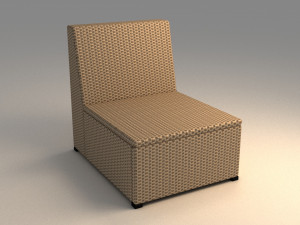 ikea solleron one seat section Modèle 3D