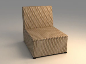 ikea solleron one seat section 3D Model