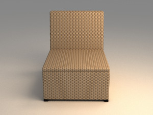 ikea solleron one seat section Modèle 3D