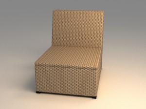ikea solleron one seat section Modèle 3D