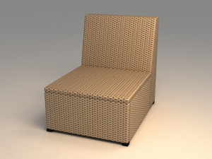 ikea solleron one seat section Modèle 3D
