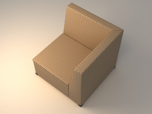 ikea solleron corner section Modello 3D