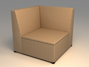 ikea solleron corner section Modello 3D