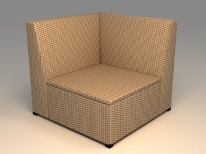 ikea solleron corner section Modello 3D
