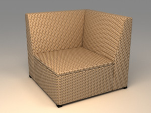 ikea solleron corner section Modello 3D