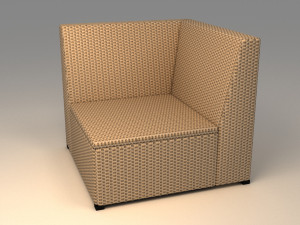 ikea solleron corner section Modello 3D