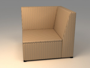 ikea solleron corner section Modello 3D