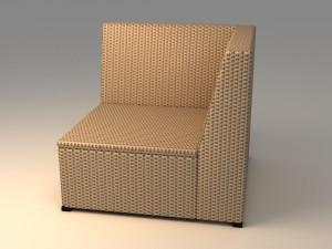 ikea solleron corner section Modello 3D