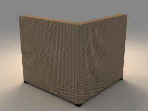 ikea solleron corner section Modello 3D