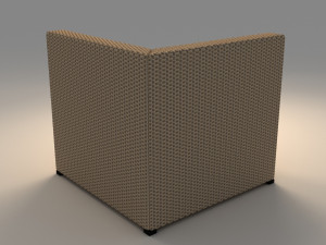ikea solleron corner section Modello 3D