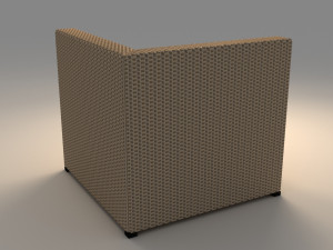 ikea solleron corner section Modello 3D