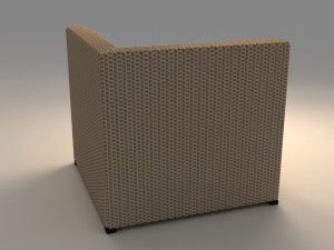 ikea solleron corner section Modello 3D