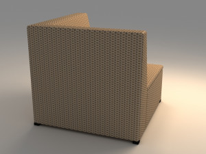 ikea solleron corner section Modello 3D