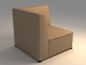 ikea solleron corner section Modello 3D