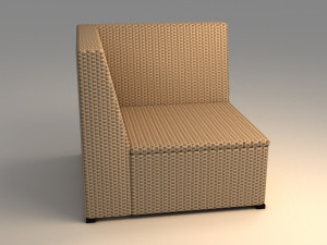 ikea solleron corner section Modello 3D