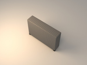 ikea solleron armrest section 3D Modell