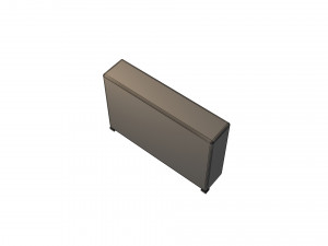 ikea solleron armrest section 3D Modell