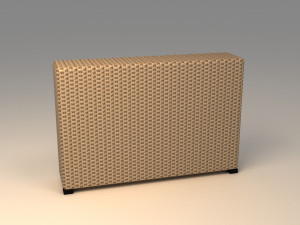 ikea solleron armrest section 3D Modell