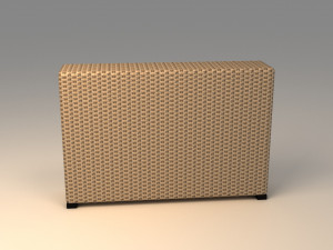 ikea solleron armrest section 3D Modell