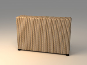 ikea solleron armrest section 3D Modell