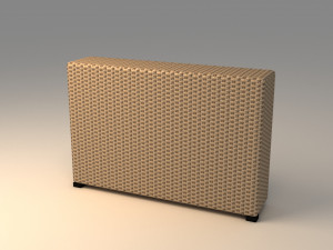 ikea solleron armrest section 3D Modell