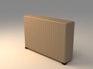 ikea solleron armrest section 3D Modell