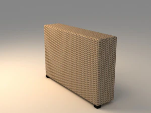 ikea solleron armrest section 3D Model