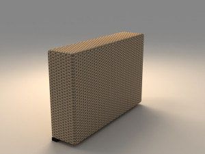 ikea solleron armrest section 3D Modell