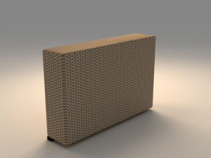 ikea solleron armrest section 3D Modell