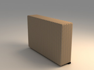 ikea solleron armrest section 3D Modell